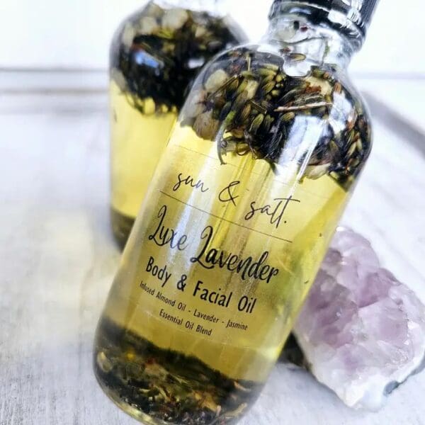 Luxe Lavender Body and Facial Oil – Infused with Almond Oil